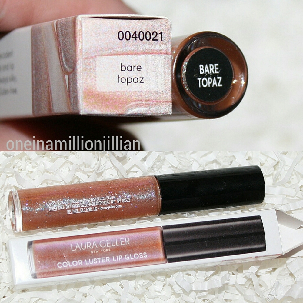 Laura Geller Color Luster Lip Gloss - Bare Topaz - Picture 3 of 6